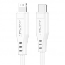 Кабель ACEFAST C3-01 Type-C to iP 3A, 30W, TPE, TPE connectors, White (6974316280811)
