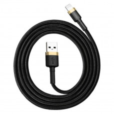 Кабель Baseus Cafule Cable USB For Lightning 2.4A 1m Gold+Black