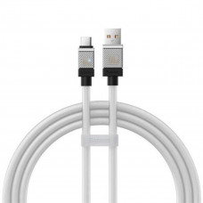 Кабель Baseus CoolPlay Series Fast Charging Cable USB to Type-C 100W 2m White