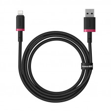 Кабель Baseus Dura Series Fast Charging Cable USB to iP 2.4A 1m Red+Black (P10377801U01-01)