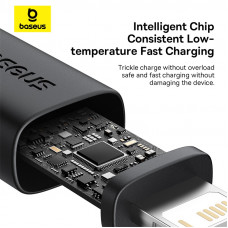 Кабель Baseus Dura Series Fast Charging Cable USB to iP 2.4A 1m Red+Black (P10377801U01-01)