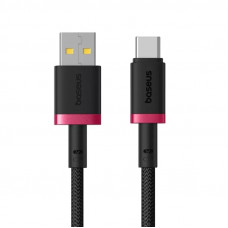 Кабель Baseus Dura Series Fast Charging Cable USB to Type-C 60W 2m Red+Black (P10377802U01-03)