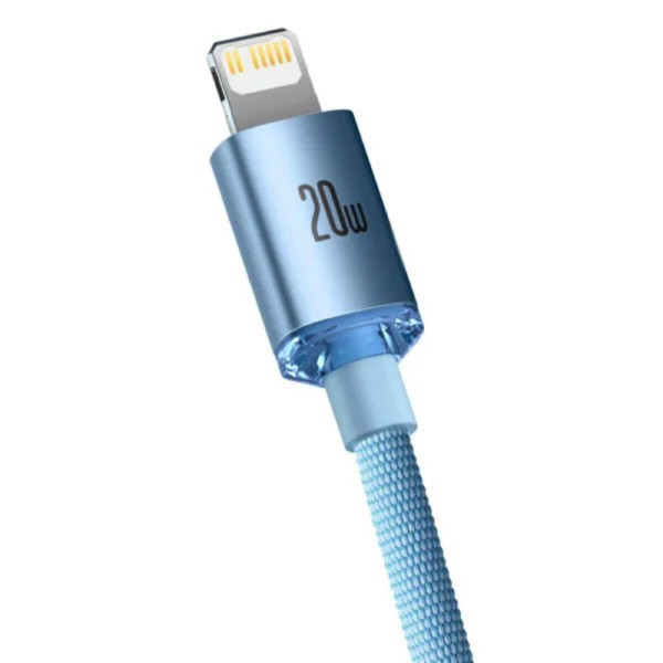 Кабель Baseus Gem Fast-Charging Data Cable USB-C to iP 20W 1m Galaxy Блакитний