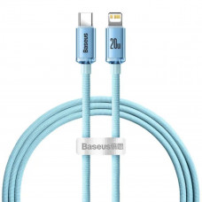 Кабель Baseus Gem Fast-Charging Data Cable USB-C to iP 20W 1m Galaxy Блакитний