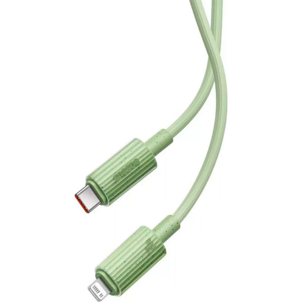 Кабель Baseus Habitat Series Fast Charging Cable Type-C to iP 20W 1m Natural Green