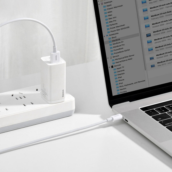Кабель Baseus Superior Series USB to Type-C 66W 1m Білий