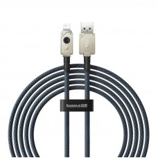 Кабель Baseus Unbreakable Series Fast Charging Data Cable USB to iP 2.4A 2m Stellar Білий