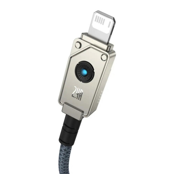 Кабель Baseus Unbreakable Series Fast Charging Data Cable USB to iP 2.4A 2m Stellar Білий