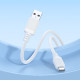Кабель BOROFONE BX115 Lotto silicone charging data cable Type-C White (6941991119675)
