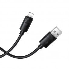 Кабель BOROFONE BX123 Leya silicone charging data cable iP Black (6941991124198)