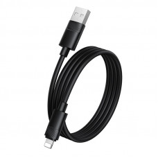 Кабель BOROFONE BX123 Leya silicone charging data cable iP Black (6941991124198)
