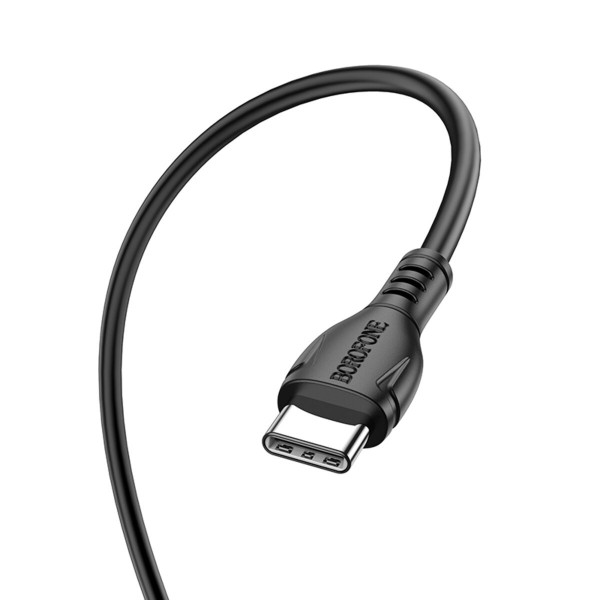 Кабель BOROFONE BX51 Triumph 60W charging data cable Type-C to Type-C Чорний