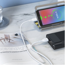 Кабель BOROFONE BX66 Wide way silicone charging data cable for Micro Білий