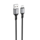 Кабель BOROFONE BX83 Micro Famous silicone charging data cable Чорний