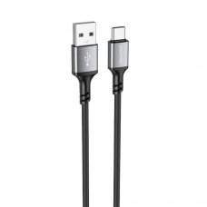 Кабель BOROFONE BX83 Type-C Famous silicone charging data cable Чорний
