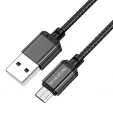 Кабель BOROFONE BX87 Sharp charging data cable for Micro Чорний