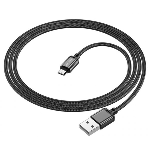 Кабель BOROFONE BX87 Sharp charging data cable for Micro Чорний
