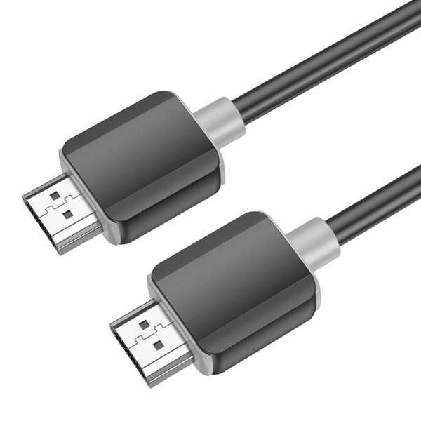 Кабель HOCO US08 HDTV 2.0 male-to-male 4K HD data cable(L=1M) Чорний
