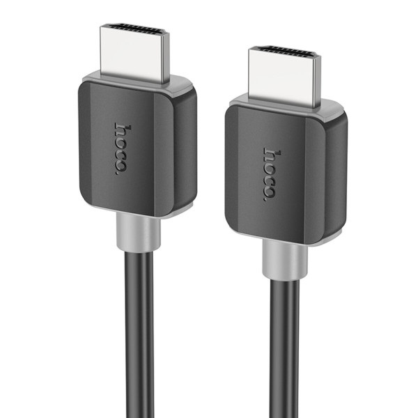 Кабель HOCO US08 HDTV 2.0 male-to-male 4K HD data cable(L=1M) Чорний