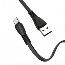 Кабель HOCO X40 USB to Type-C 3A, 1m, TPE, TPE connectors, Чорний