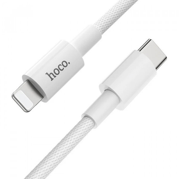 Кабель HOCO X56 New original PD charging data cable for iP White (6931474740892)