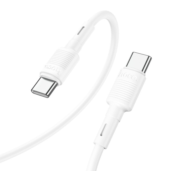 Кабель HOCO X83 Type-C to Type-C Victory 60W charging data cable White