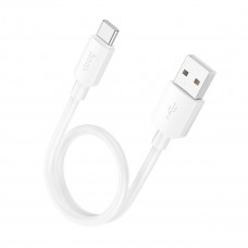 Кабель HOCO X96 Hyper 27W charging data cable Type-C (L=0.25M) White