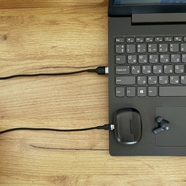 Кабель Mibrand MI-71 Metal Braided Cable USB for Type-C 2.4A 1m Black