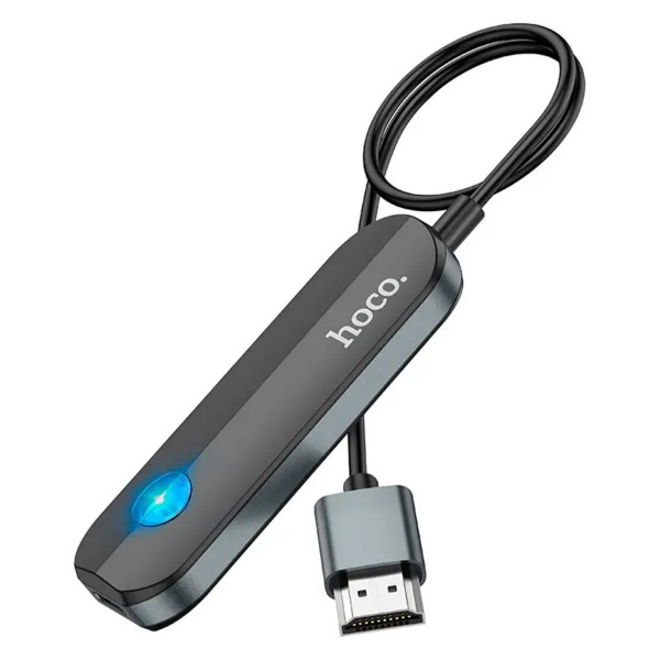 Кабель-перехiдник HOCO UA23 Flowing wireless display adapter(iP version) Чорний