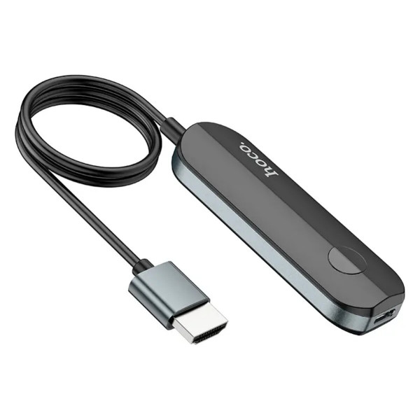 Кабель-перехiдник HOCO UA23 Flowing wireless display adapter(iP version) Чорний