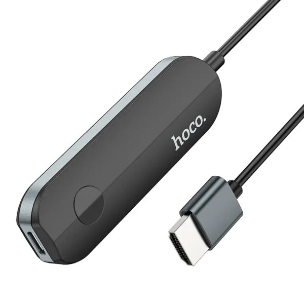 Кабель-перехiдник HOCO UA23 Flowing wireless display adapter(iP version) Чорний