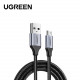 Кабель UGREEN US290 USB 2.0 A to Micro USB Cable Nickel Plating Aluminum Braid 2m (Black) (UGR-60148)
