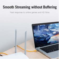 Кабель Vention Cat.6A SFTP Patch Cable 1M Жовтий