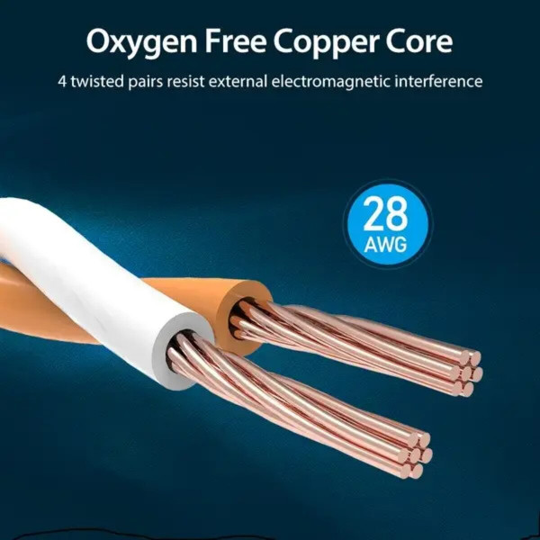 Кабель Vention Cat.8 SFTP Patch Cable 0.5M Чорний (IKABD)