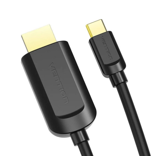 Кабель Vention Type-C to HDMI 4K 30Hz Cable 1M Чорний (CGUBF)