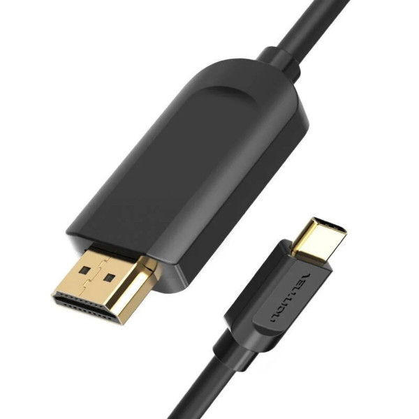 Кабель Vention Type-C to HDMI 4K 30Hz Cable 1M Чорний (CGUBF)