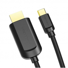 Кабель Vention Type-C to HDMI 4K 30Hz Cable 1M Black (CGUBF) (CGUBF)
