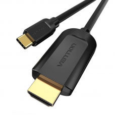 Кабель Vention Type-C to HDMI 4K 30Hz Cable 1M Black (CGUBF) (CGUBF)