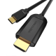 Кабель Vention Type-C to HDMI 4K 30Hz Cable 1M Black (CGUBF) (CGUBF)