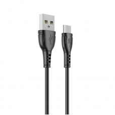 Кабель Wibrand Boa PVC charging data cable for Micro 1m Black (WI.DC/BO1B-UM)