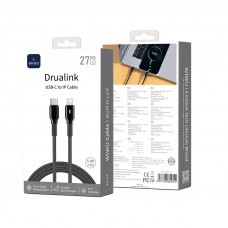 Кабель WIWU 27W Duralink Series Nylon Braided Cable Wi-C076 C-L 1M (6977703654721)
