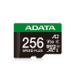 Карта пам'яті microSDXC (UHS-1 U3) A-DATA SPEED PLUS 256Gb Class 10 V30 A2 (R-180Mb/s W160Mb/s) (adapter SD) (UD256GUI3V30A2SP-RA1)