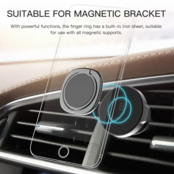 Кільце тримач Baseus Privity Ring Bracket Silver