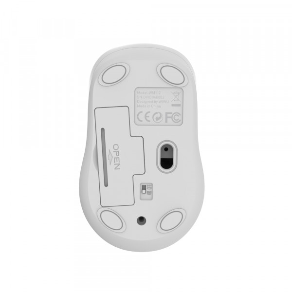 Маніпулятор миша бездротова WIWU 2.4G Wireless Mouse WM112 White (6976975619490)