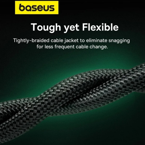 Мережевий кабель Baseus High Speed CAT8 40Gigabit Ethernet Cable (Braided Cable)3m Cluster Black
