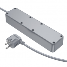Мережевий подовжувач BOROFONE BAC8 Power 3-position socket(1C3A)(EU/GER)(L=3M) Black (6941991116643)