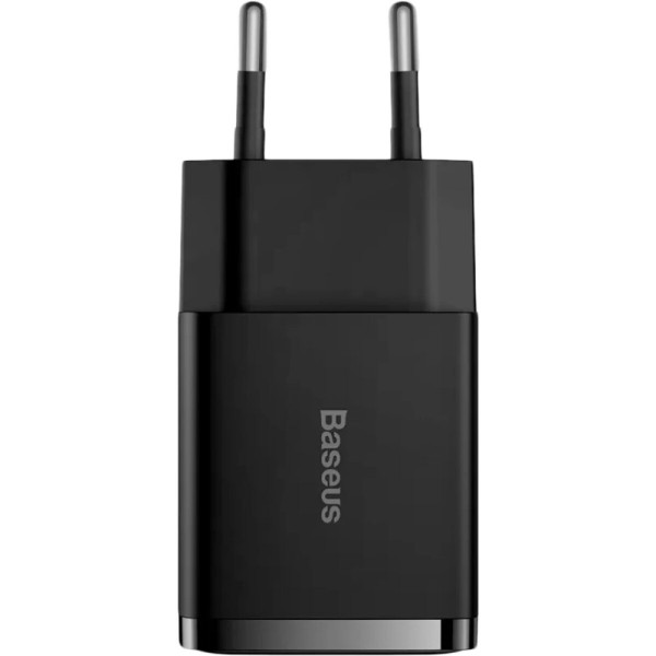 Мережевий зарядний пристрій Baseus Compact Charger 2U 10.5W EU Чорний