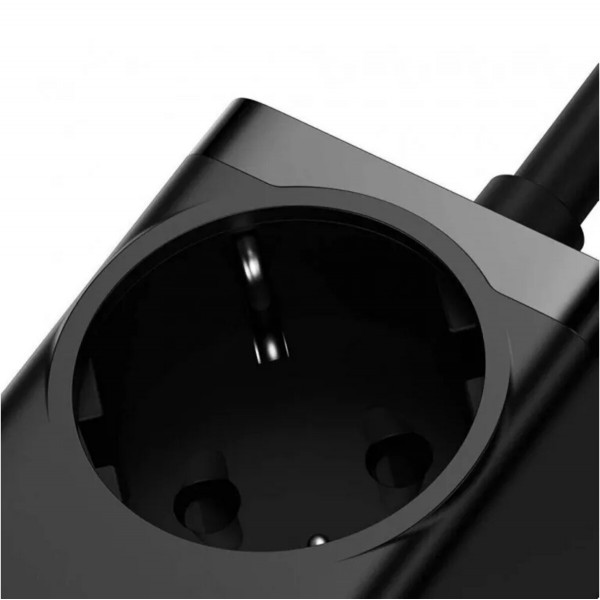 Мережевий зарядний пристрій Baseus GaN3 Pro Desktop Powerstrip AC+2U+2C 100W EU Чорний (With Mini Білий Cable Type-C to Type-C 100W(20V/5A) 1m Чорний）