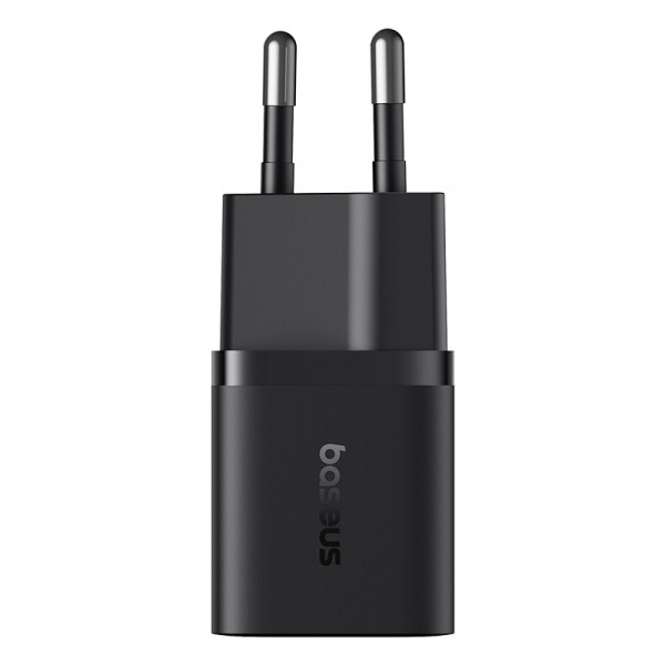 Мережевий зарядний пристрій Baseus GaN5 Fast Charger (mini) 1C 25W EU Cluster Black (P10110909113-00)