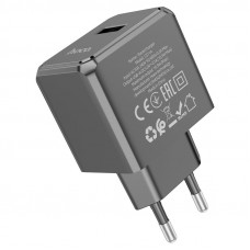 Мережевий зарядний пристрій HOCO CS11A Ocean single port charger Black (6942007603546)